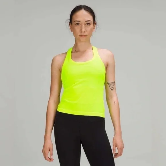 Lululemon Swiftly Tech Racerback 2.0 *Race Length Highlight Yellow sz 6 - Picture 9 of 11